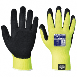 HI-VIS GRIP GLOVE - LATEX