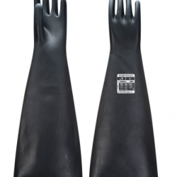 HEAVYWEIGHT LATEX RUBBER GAUNTLET 600MM