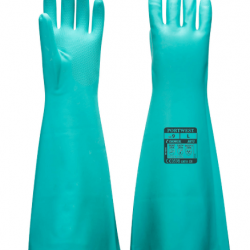 EXTENDED LENGTH NITRILE GAUNTLET