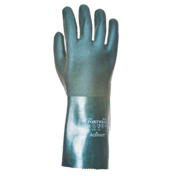 35cm Double Dipped PVC Gauntlet Glove