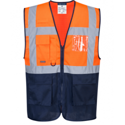 HI-VIS TWO TONE MESHAIR EXECUTIVE VEST 