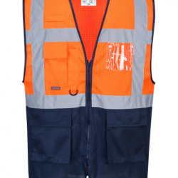 HI-VIS TWO TONE MESHAIR EXECUTIVE VEST 