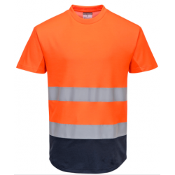 TWO-TONE MESH T-SHIRT