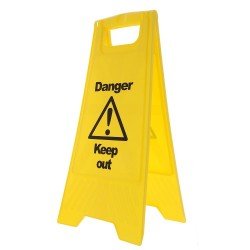 Janitorial Floor Stand - Danger Keep Out