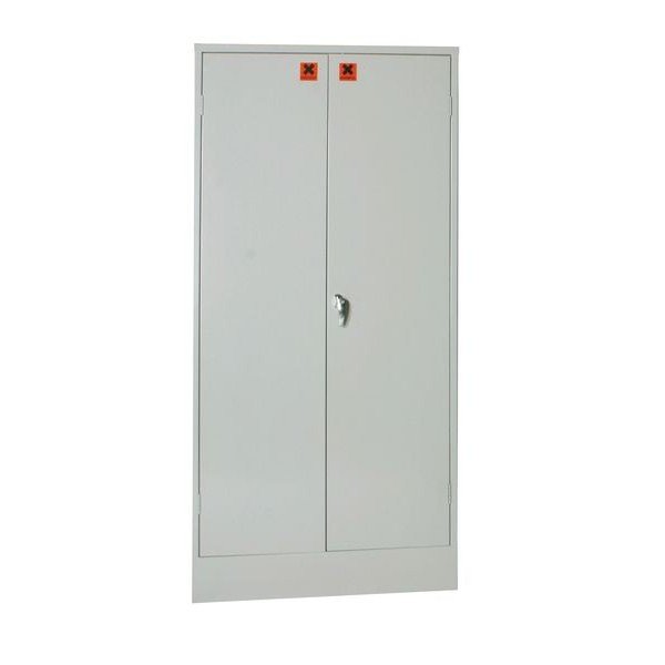 COSHH Cabinet - 1830 x 915 x 457mm (HxWxD) 3 doors, 2 shelves , Sump capacity 36L