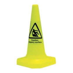 Caution Slippery Surface Pedestrian Warning Cones