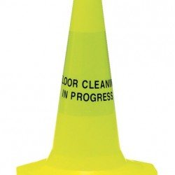 Floor Cleaning in Progess Pedestrian Warning Cones