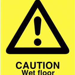 A Board - Caution Wet Floor