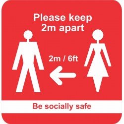 PLEASE KEEP TWO METRES APART (BE SOCIALLY SAFE)