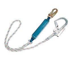Single Lanyard With Shock Absorber