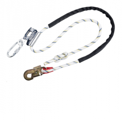 WORK POSITIONING LANYARD WITH GRIP ADJUSTER 