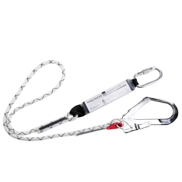 SINGLE KERNMANTLE LANYARD WITH SHOCK ABSORBER SINGLE KERNMANTLE LANYARD WITH SHOCK ABSORBER