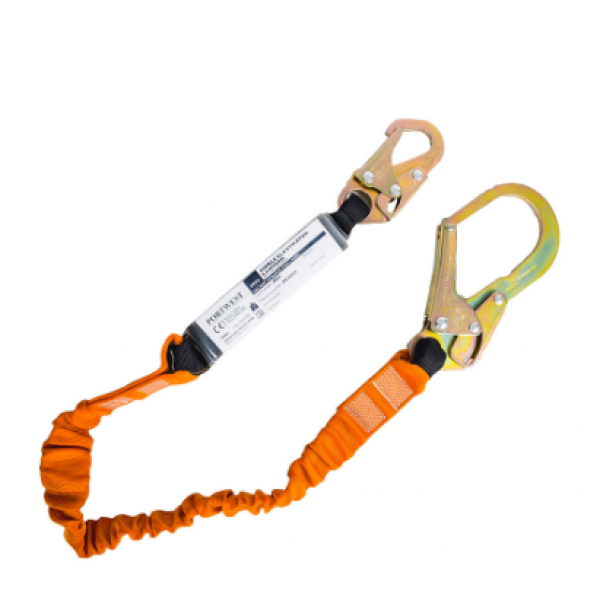 SINGLE 140KG LANYARD WITH SHOCK ABSORBER