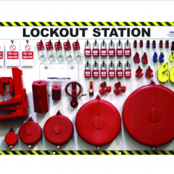 Equipment Lockout Station With Contents