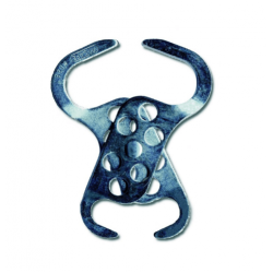 Steel Lockout Hasp, Scissor Action 45x32mm&19mm Dia Jaws