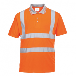 HI-VIS SHORT SLEEVED POLO RIS 