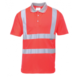 HI-VIS SHORT SLEEVE POLO