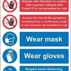 SITE RULES (FOAM BOARD)
