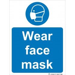 WEAR FACE MASK (FOAM BOARD)