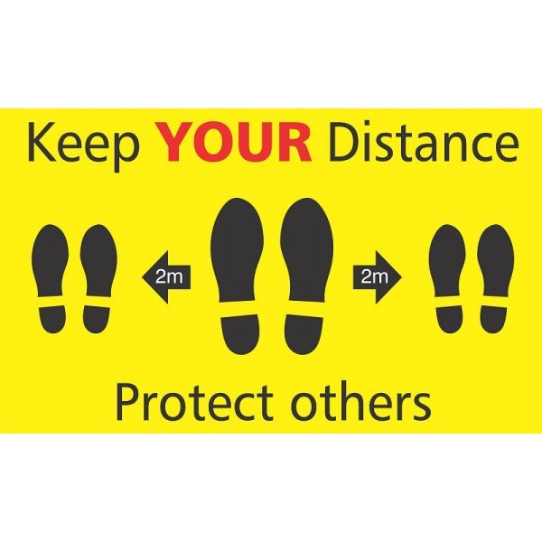KEEP YOUR DISTANCE, PROTECT OTHERS (FOAM BOARD)